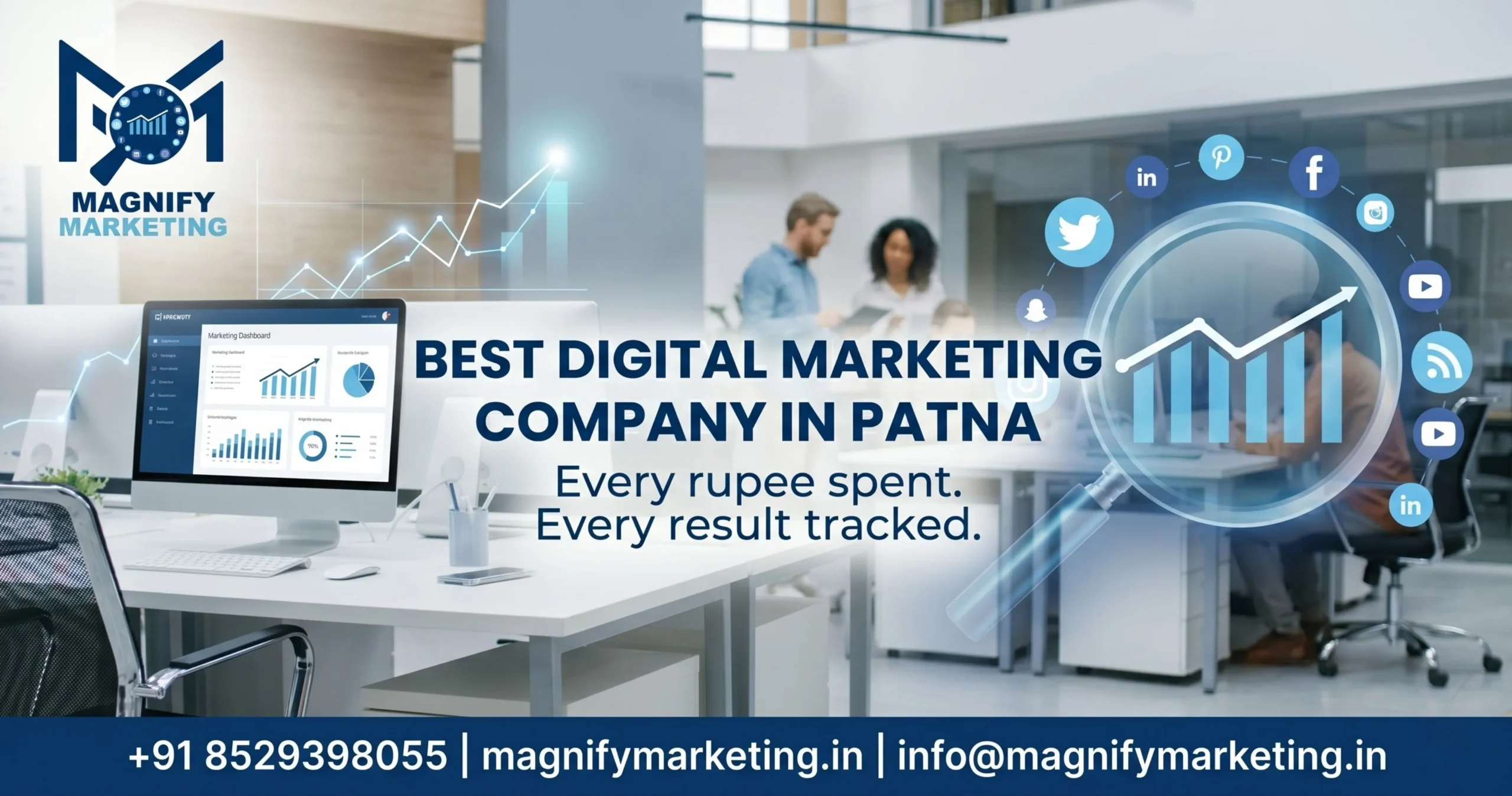 Best Digital Marketing Company in Patna 2025- Magnify Marketing